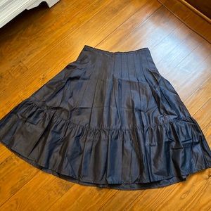 Banana Republic MIDI navy skirt